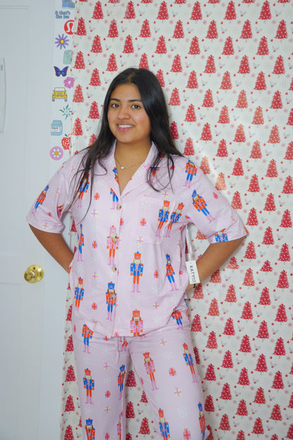 PINK NUTCRACKER PJ SET